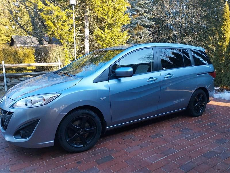 Blau Gebraucht 2012 Mazda 5 Edition Van / Kleinbus | 10.900 € (Etwas zu teuer) - Bild 1/4