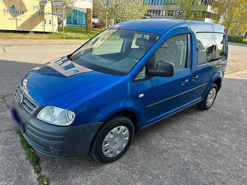 Second-hand VW Caddy 80 CP (58 kW) 2005 Albastru Monovolum