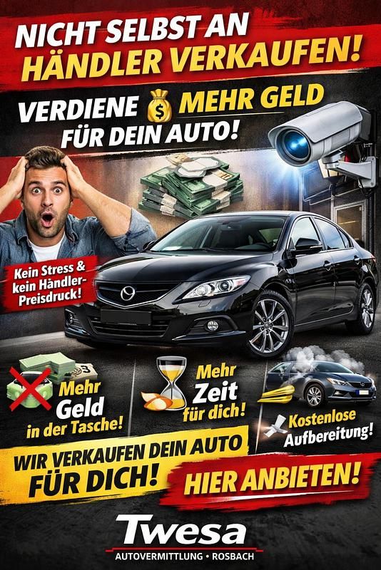 Gebraucht Mazda 6 2008 Schwarz Limousine