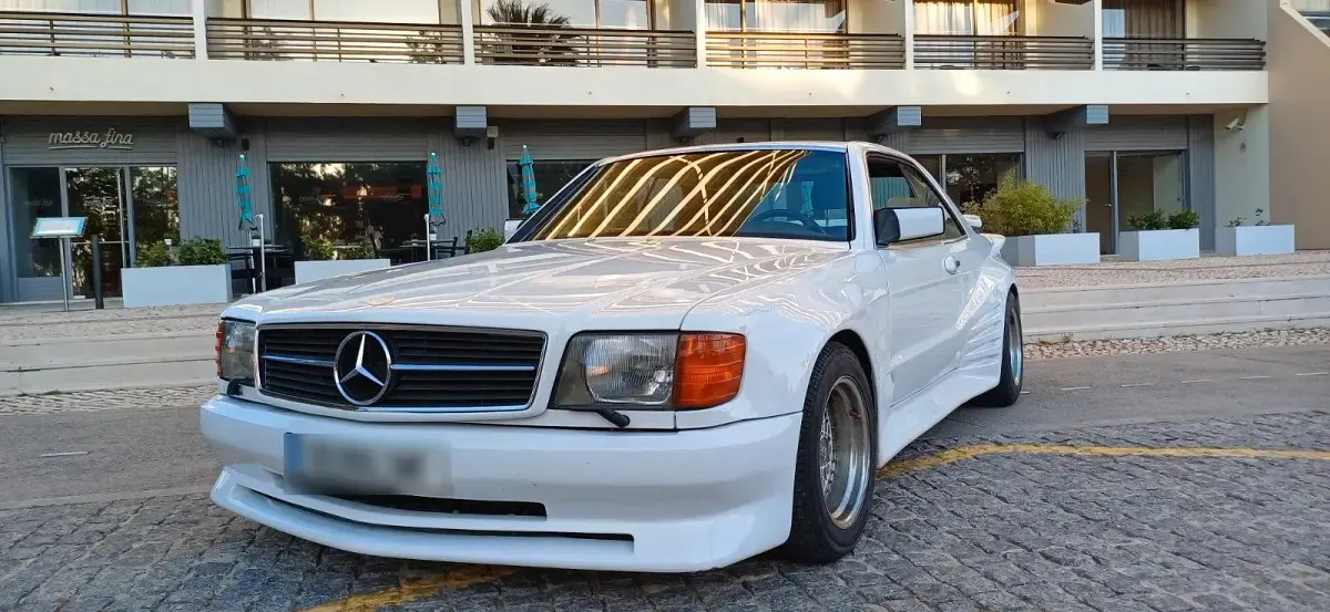 Gebraucht Mercedes 380 204 PS (150 kW) 1985 Weiß Coupé