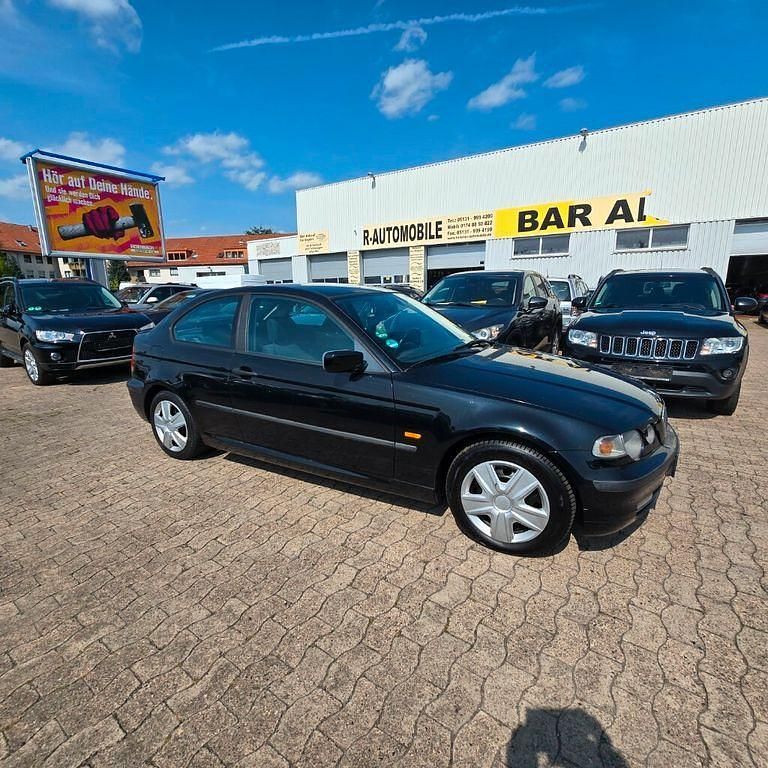 Schwarz Gebraucht 2003 BMW 316 Compact Performance Kleinwagen | 990 € (Superpreis) - Bild 1/4