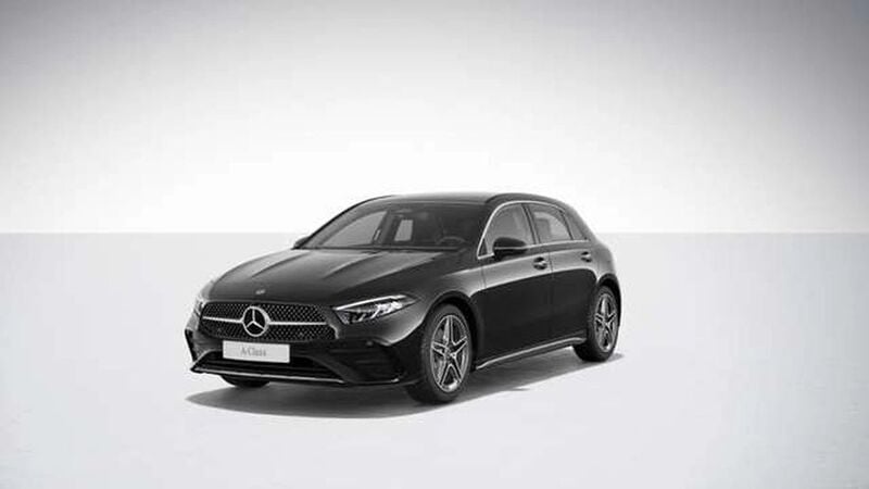 Schwarz Gebraucht 2024 Mercedes A200 AMG Limousine | 39.447 € - Bild 1/3