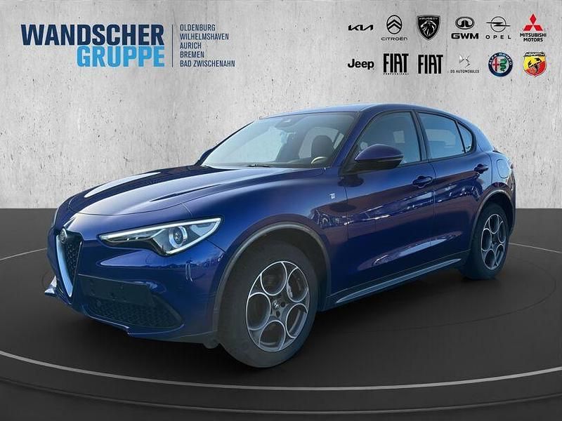 Blauschwarz Gebraucht 2022 Alfa Romeo Stelvio Ti SUV | 30.990 € (Superpreis) - Bild 1/4
