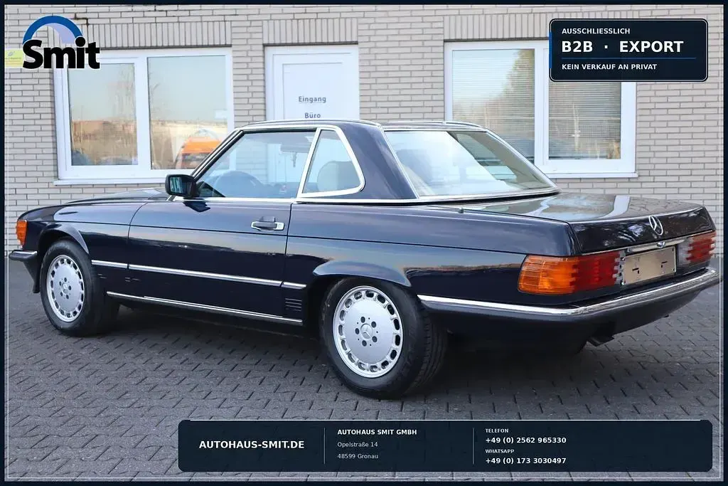 Gebraucht Mercedes SL500 245 PS (180 kW) 1986 Blau Cabrio