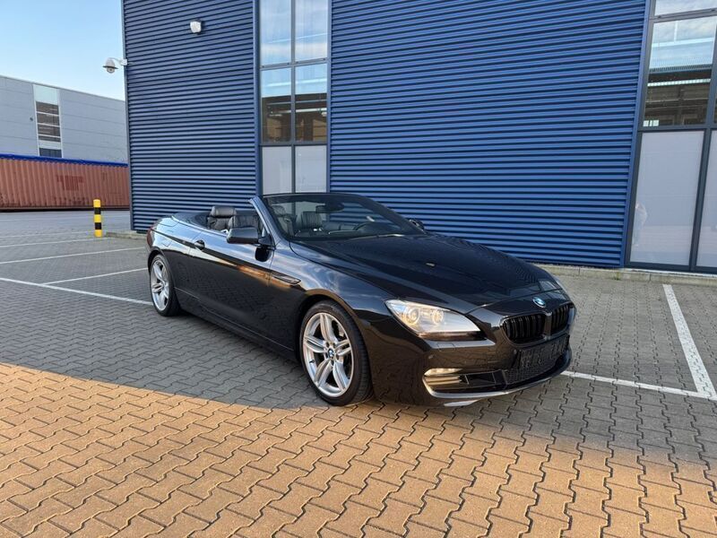 Schwarz Gebraucht 2012 BMW 640 Cabriolet Sport Line Cabrio | 17.950 € (Fairer Preis) - Bild 1/4