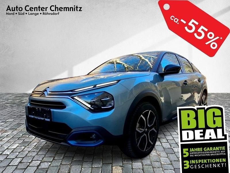Olbia blau Gebraucht 2023 Citroën e-C4 Feel Limousine | 16.212 € (Superpreis) - Bild 1/4