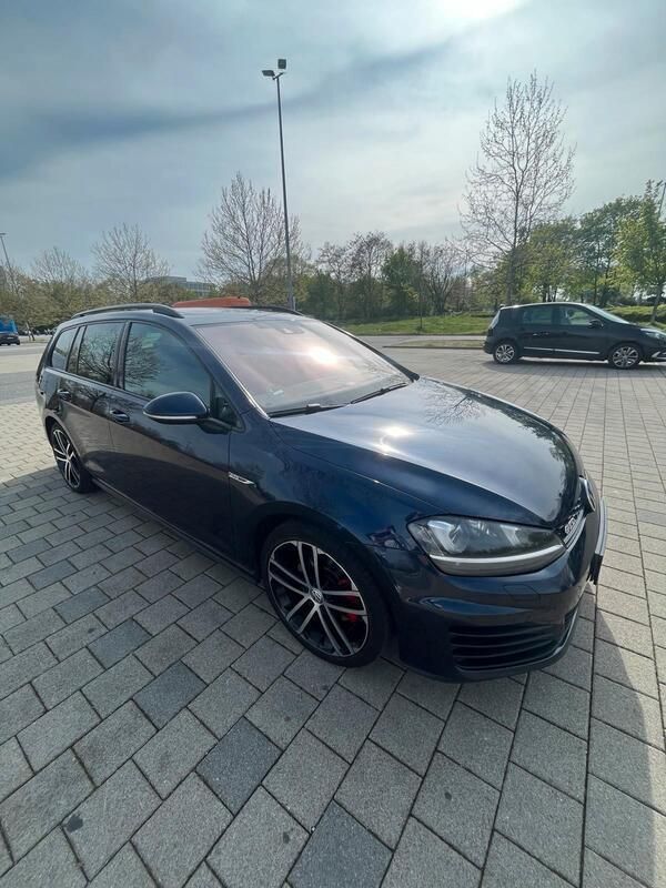 Blau Gebraucht 2015 VW Golf VII GTD Kombi | 10.999 € (Guter Preis) - Bild 1/4