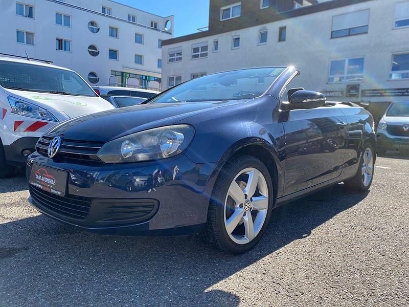 Blau Gebraucht 2014 VW Golf Cabriolet Cabrio | 6.990 € (Fairer Preis) - Bild 1/4