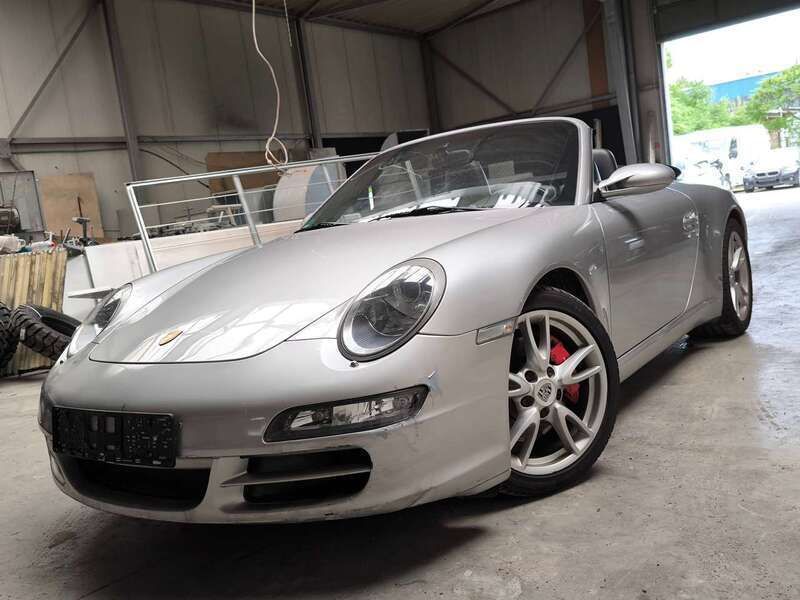 Arktissilbermetallic Gebraucht 2008 Porsche 911 Carrera S Cabriolet Cabrio | 44.900 € (Superpreis) - Bild 1/4