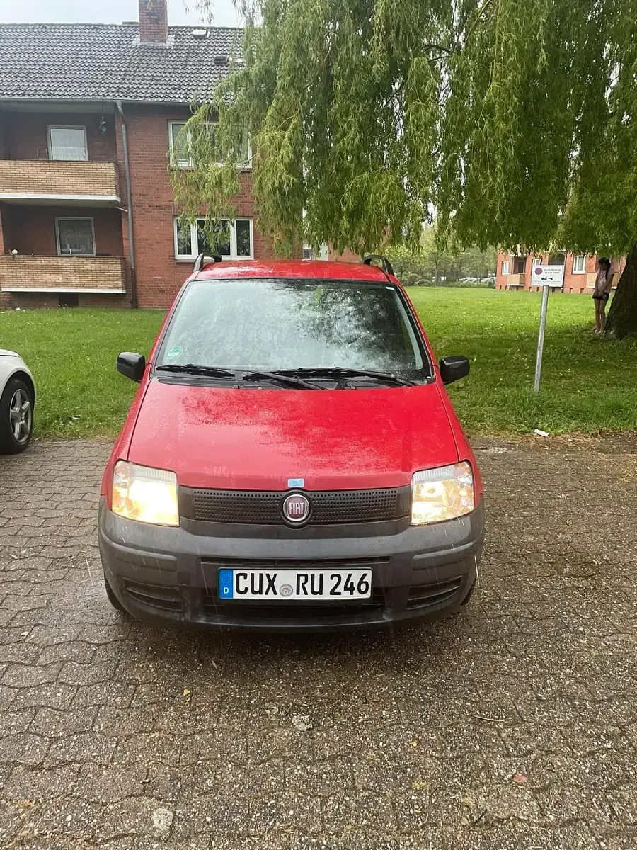 Usata Fiat Panda 2007 Rosso Utilitaria