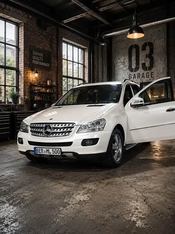 Gebraucht Mercedes ML500 306 PS (225 kW) 2007 Weiß SUV