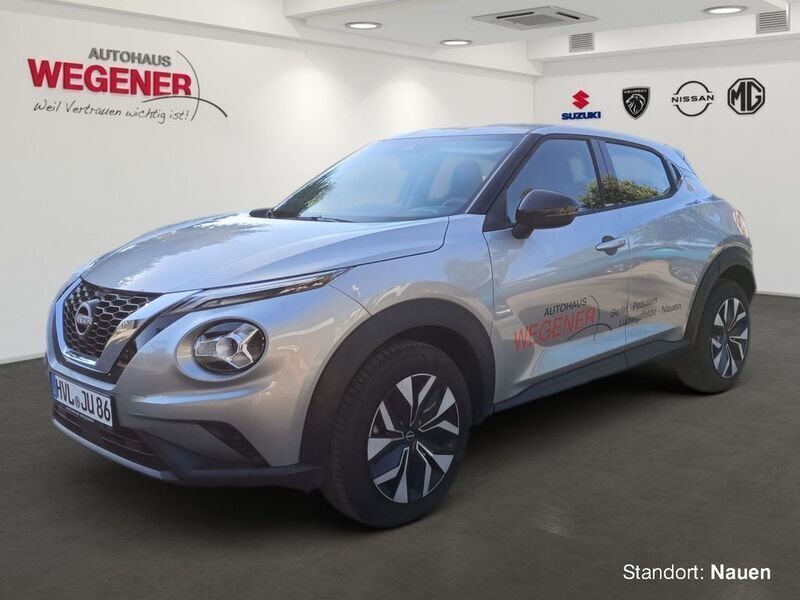 Silver (m) Gebraucht 2023 Nissan Juke Acenta SUV | 19.370 € (Fairer Preis) - Bild 1/4