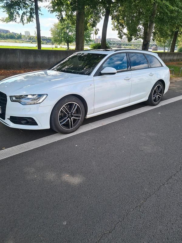 Weiß Gebraucht 2014 Audi A6 S-Line Kombi | 10.900 € (Guter Preis) - Bild 1/4