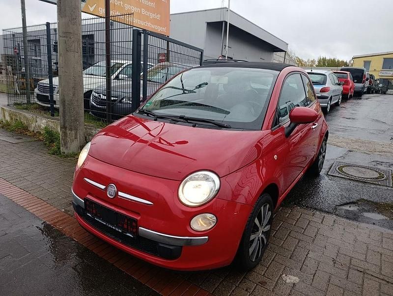 Rot Gebraucht 2010 Fiat 500 Lounge Cabrio | 6.990 € (Fairer Preis) - Bild 1/4