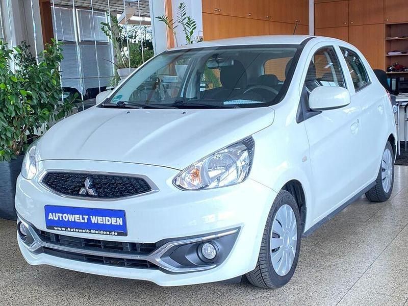 Gebraucht Mitsubishi Space Star Basis 71 PS (52 kW) 2019 Weiß Kleinwagen