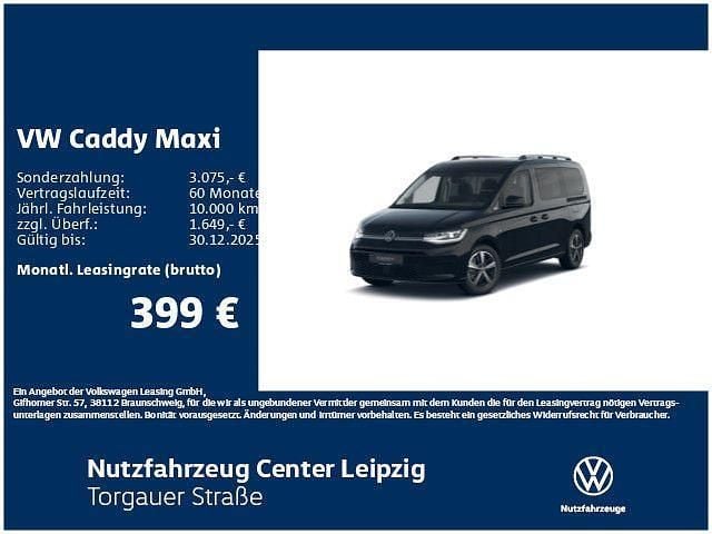 Schwarz Neu 2025 VW Caddy Maxi Goal Van / Kleinbus | 53.990 € (Teuer) - Bild 1/4