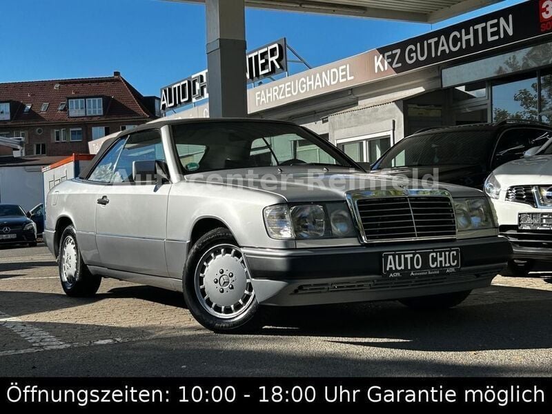 Silber Gebraucht 1992 Mercedes E300 Cabrio | 13.990 € - Bild 1/4