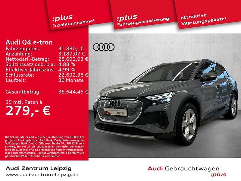 Kieselgrau Gebraucht 2022 Audi Q4 e-tron Advanced SUV | 31.880 € (Superpreis) - Bild 1/3
