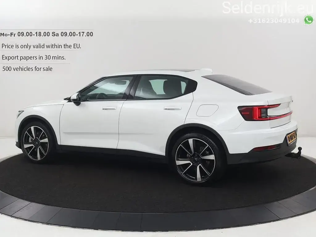 Gebraucht Polestar 2 Long Range Single Motor 169 kW (231 PS) 2021 Weiß Kleinwagen