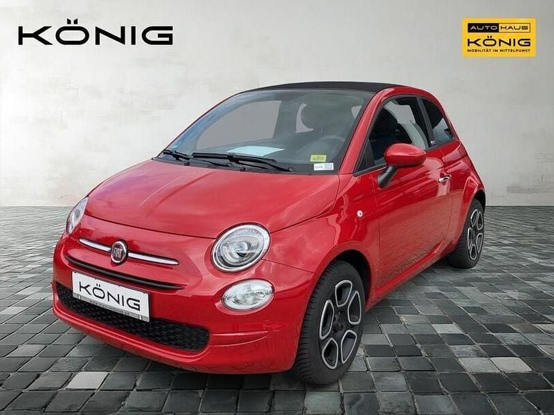 Rot Gebraucht 2023 Fiat 500C Club Cabrio | 12.997 € (Superpreis) - Bild 1/4