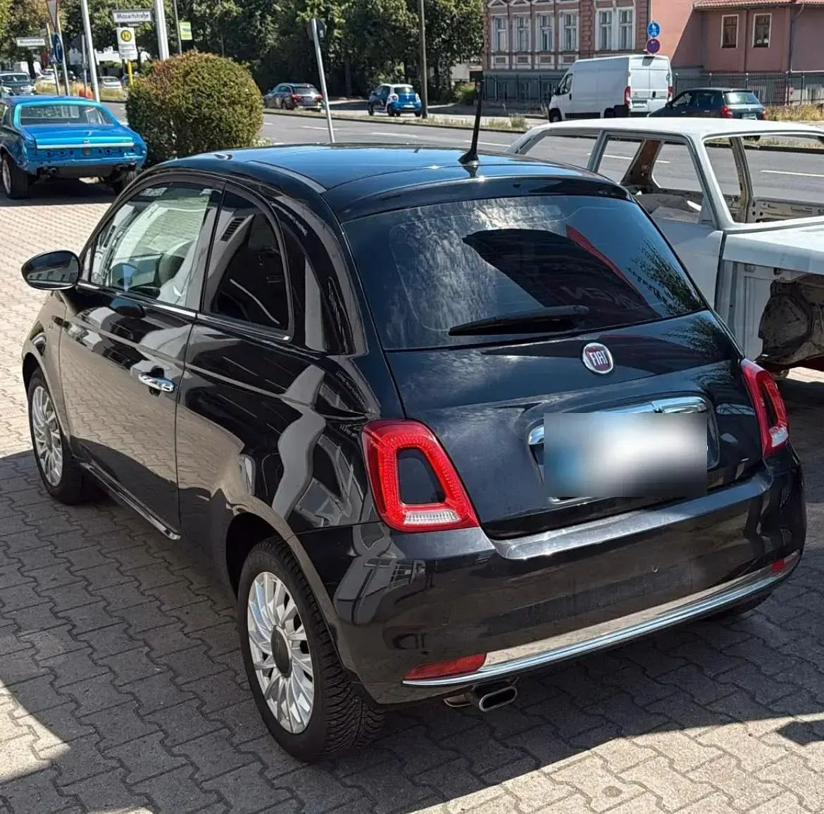Gebraucht Fiat 500 Lounge 69 PS (50 kW) 2016 Schwarz Kleinwagen