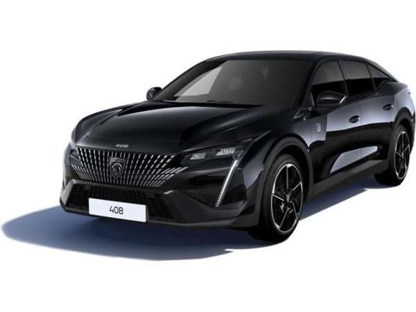 Schwarz (perla nera schwarz) Neu 2025 Peugeot 408 GT GT Limousine | 44.490 € (Fairer Preis) - Bild 1/4