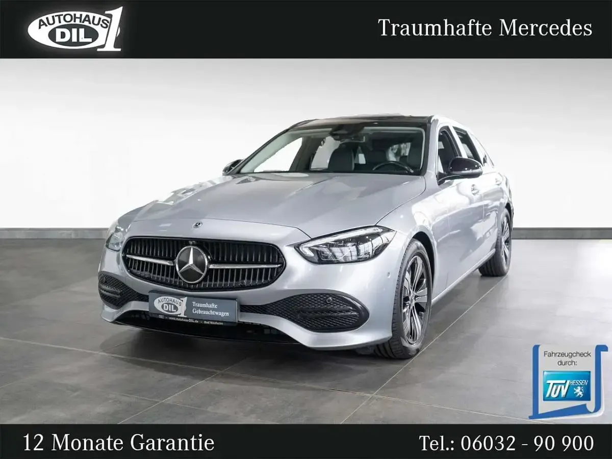 Gebraucht Mercedes C220 Night 200 PS (147 kW) 2023 Hightechsilber metallic Kombi