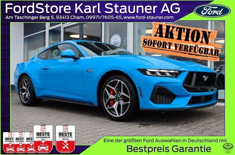 Grabberblue Neu 2025 Ford Mustang GT Fastback Coupé | 53.480 € (Fairer Preis) - Bild 1/4