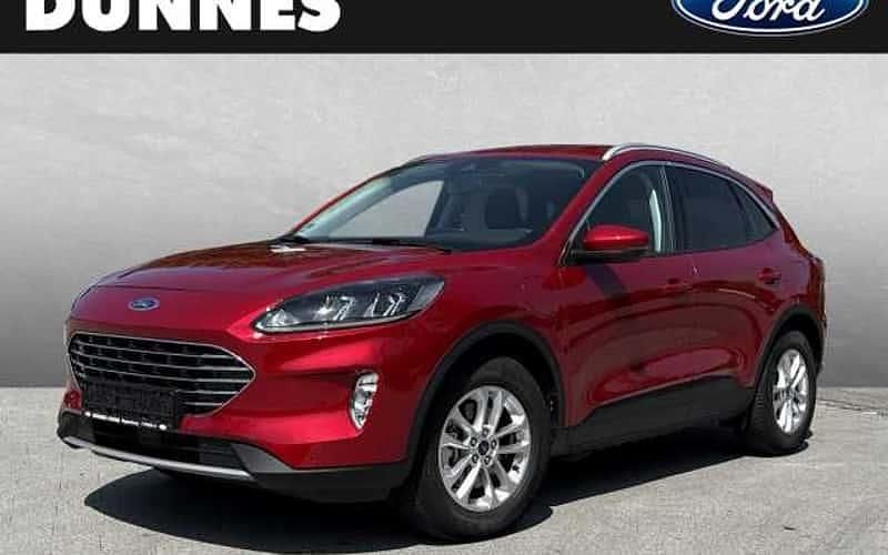 Lucidrot metallic Gebraucht 2021 Ford Kuga Titanium SUV | 25.115 € (Fairer Preis) - Bild 1/4