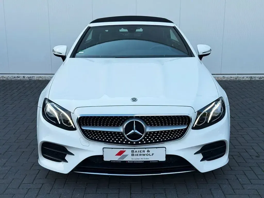 Gebraucht Mercedes E350 AMG line 258 PS (189 kW) 2018 Polarweiss Cabrio