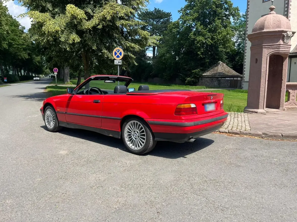 Gebraucht BMW 318 Cabriolet 1997 Rot Cabrio