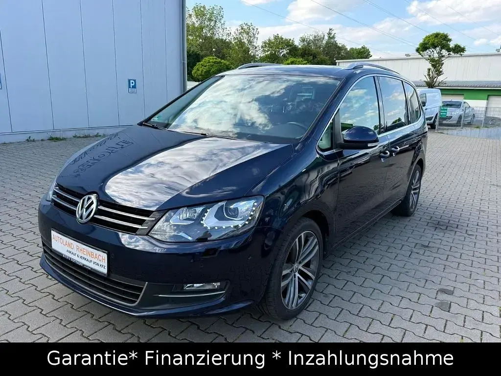 Brugt VW Sharan Highline 150 HK (110 kW) 2015 Blå MPV
