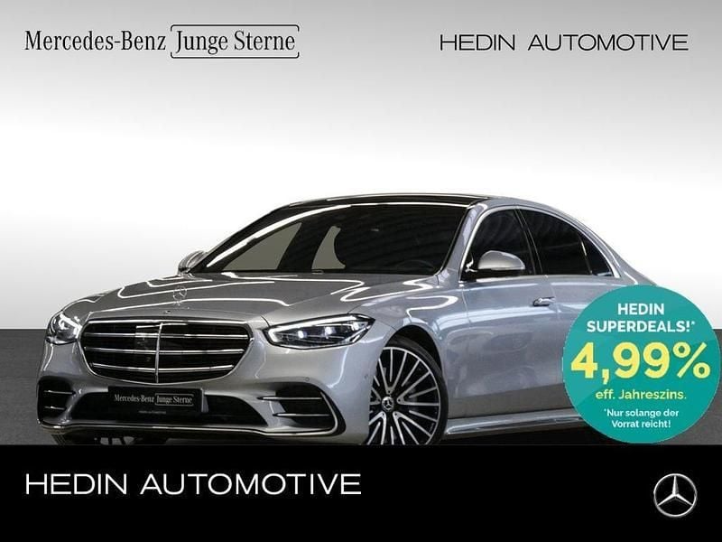 Silber Gebraucht 2021 Mercedes S580 AMG Limousine | 72.900 € (Fairer Preis) - Bild 1/4