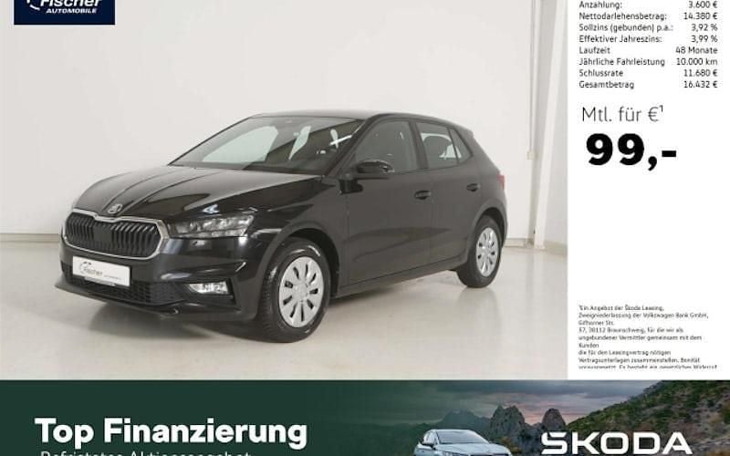 Schwarz Gebraucht 2024 Skoda Fabia Selection Kleinwagen | 17.980 € (Guter Preis) - Bild 1/4