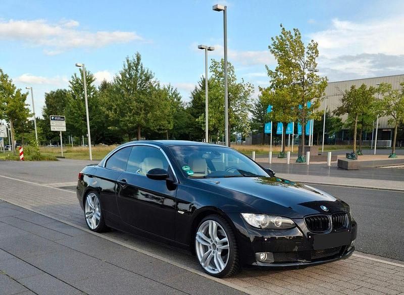 Schwarz Gebraucht 2007 BMW 325 Cabriolet Sport Line Cabrio | 19.990 € - Bild 1/4