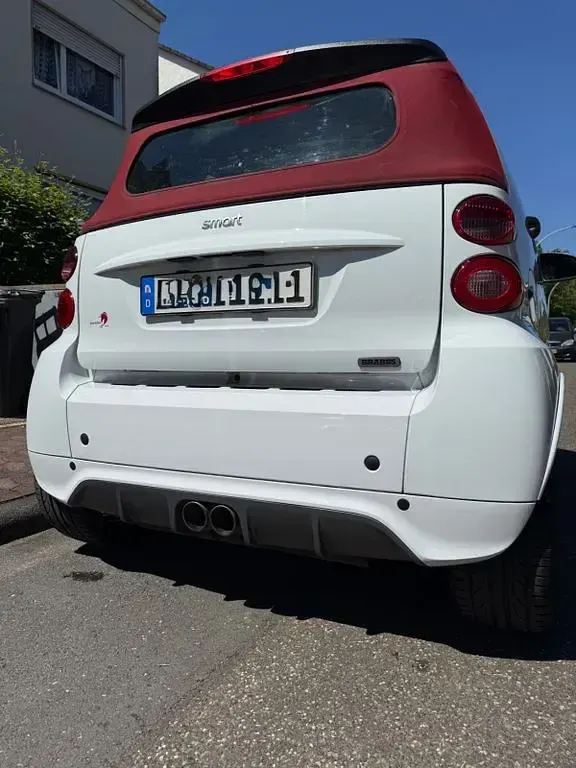 Gebraucht Smart ForTwo Cabrio Brabus 84 PS (61 kW) 2014 Weiß Cabrio