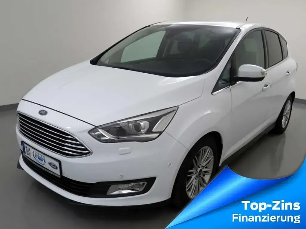 Usata Ford C-MAX Titanium 125 CV (91 kW) 2017 Bianco Monovolume