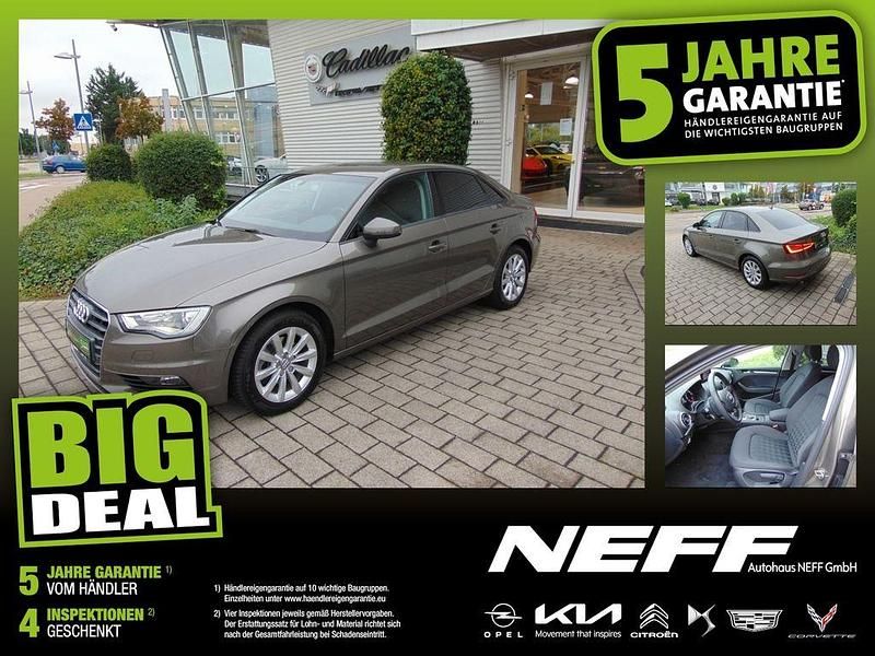 Dakotagrau metallic Gebraucht 2016 Audi A3 Attraction Limousine | 16.490 € (Fairer Preis) - Bild 1/4
