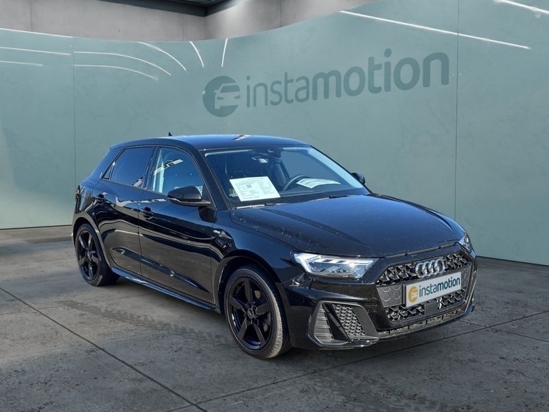 Schwarz Gebraucht 2024 Audi A1 Sportback S-Line Kleinwagen | 26.390 € (Fairer Preis) - Bild 1/4