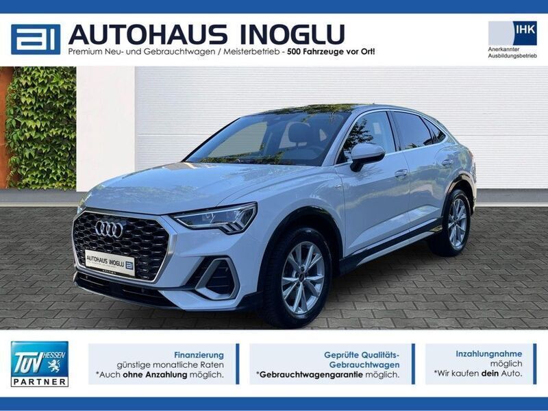 Weiß gletscherweiss (metallic) Gebraucht 2024 Audi Q3 Ambiente SUV | 39.480 € (Fairer Preis) - Bild 1/4