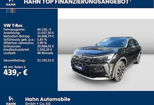 Neu VW T-Roc Style 150 PS (110 kW) 2026 Schwarz SUV