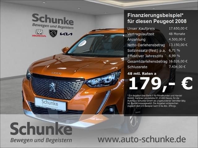 Orange Gebraucht 2021 Peugeot 2008 Allure SUV | 17.650 € (Guter Preis) - Bild 1/4