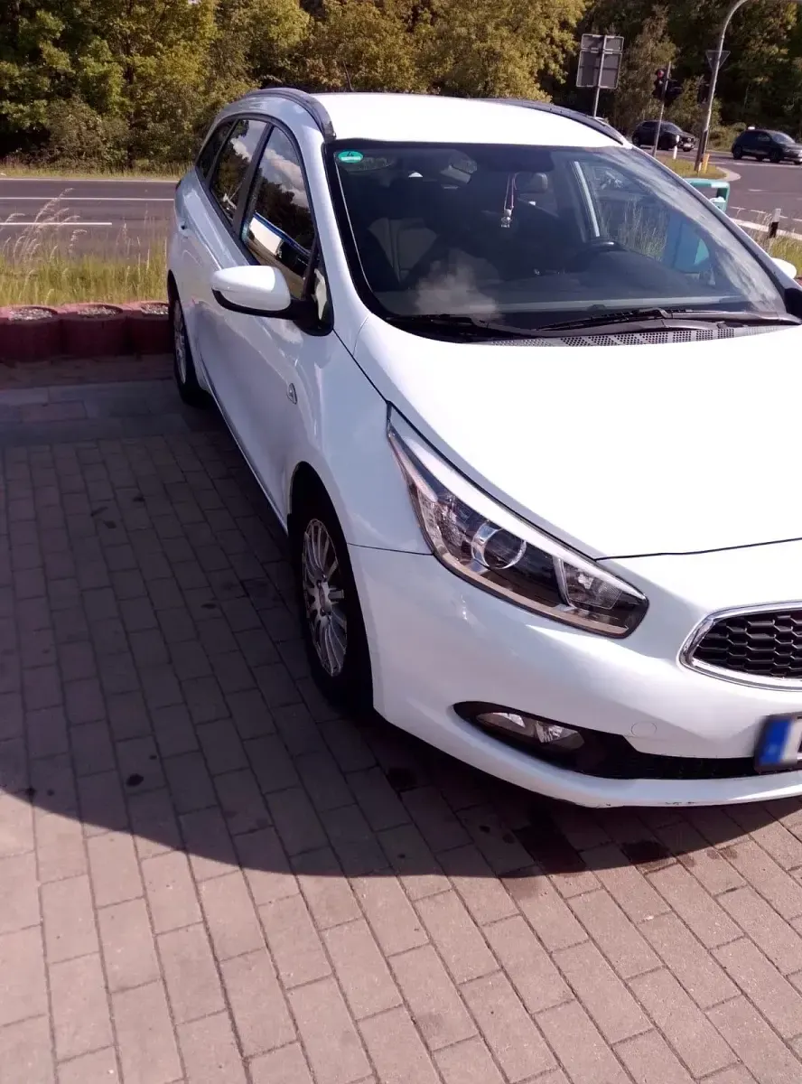 Gebraucht Kia Ceed 128 PS (94 kW) 2014 Weiß Kleinwagen