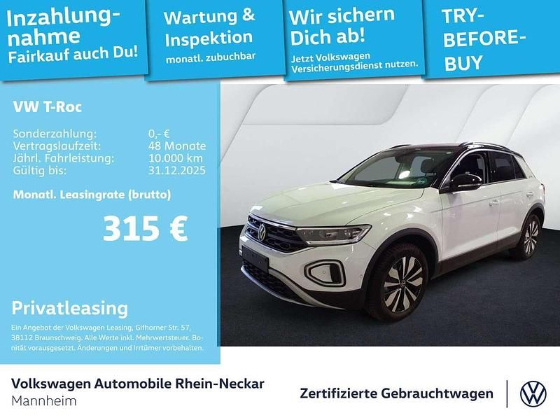 Pure white Gebraucht 2025 VW T-Roc Goal SUV | 29.691 € (Guter Preis) - Bild 1/3