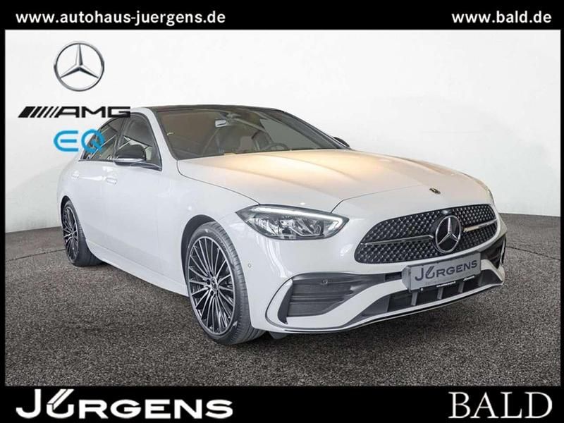 Weiß unilack polarweiß Gebraucht 2025 Mercedes C220 AMG Limousine | 47.770 € (Teuer) - Bild 1/4