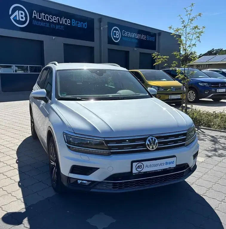 Gebraucht VW Tiguan Highline 190 PS (139 kW) 2018 Weiß SUV