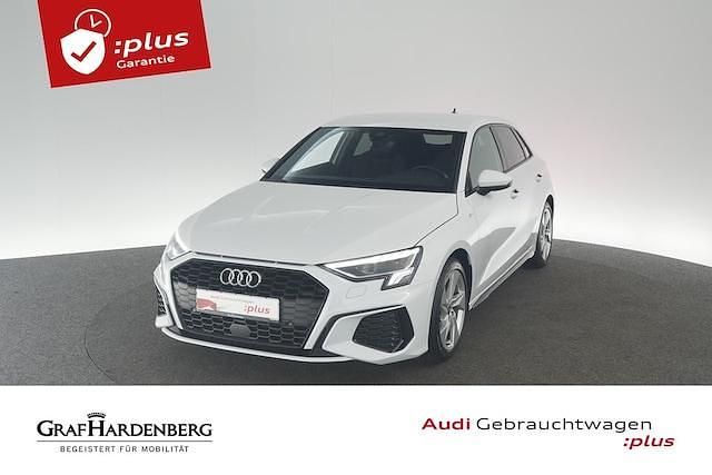 Gletscherweiß metallic Gebraucht 2024 Audi A3 S-Line | 30.930 € (Fairer Preis) - Bild 1/4