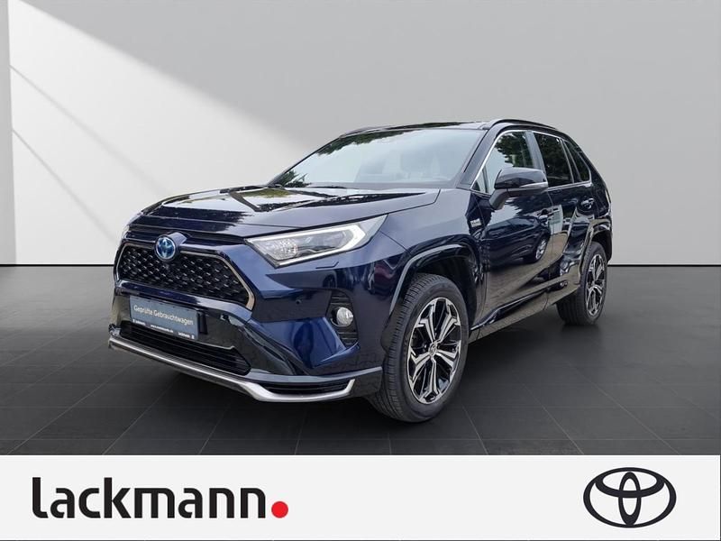 Blau Gebraucht 2021 Toyota RAV4 Hybrid Style SUV | 41.990 € (Etwas zu teuer) - Bild 1/4