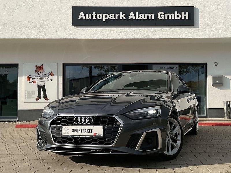 Grau Gebraucht 2022 Audi A5 Sportback S-Line Limousine | 29.499 € (Guter Preis) - Bild 1/4