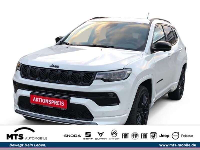 Alpine white (vr296) Gebraucht 2023 Jeep Compass Altitude SUV | 29.950 € (Fairer Preis) - Bild 1/4